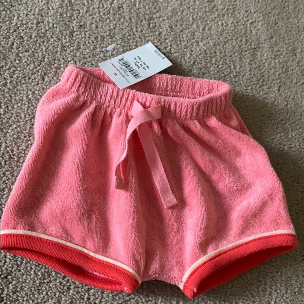 Up to 7lbs baby terry cloth shorts GAP